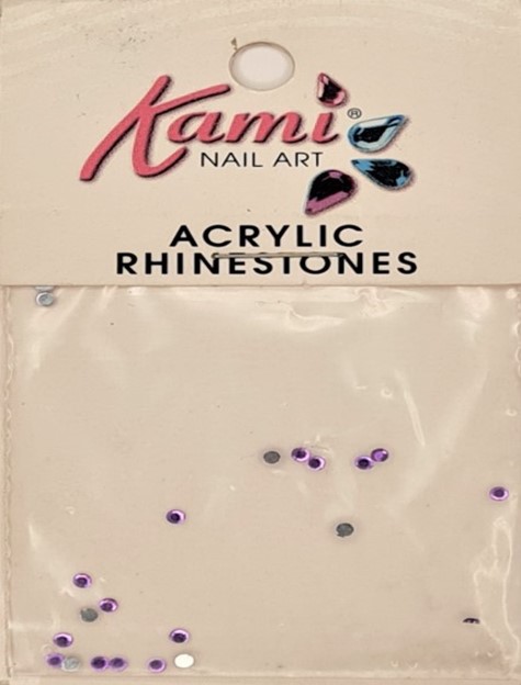 Kami Acrylic Rhinestone - Amethyst 1mm